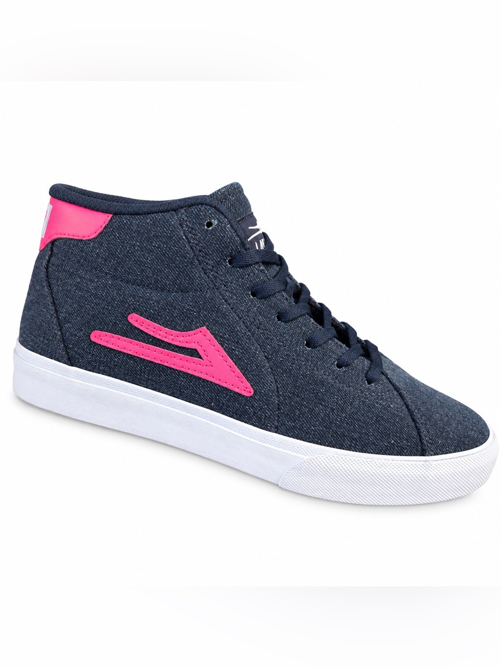 LAKAI FLACO II MID SHOE - MEN'S new size 7.5 dark denim